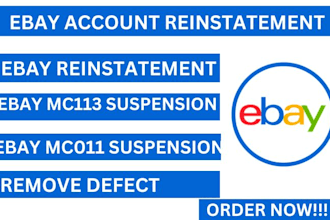 do ebay account reinstatement to reopen ebay mc011 mc113 and mc999 suspension