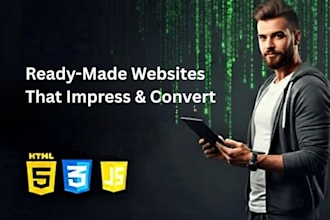 create a website for your services or portfolio