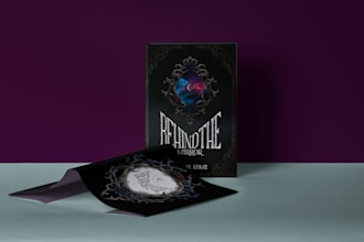 make a fantasy, young adult  book cover design