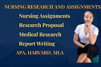 do medical nursing research, healthcare management, proposal, assigned