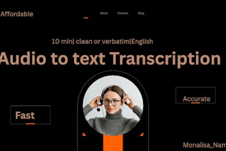 proofread and transcribe your text