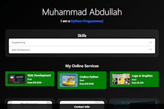 create a stunning personal portfolio or resume website to boost your career