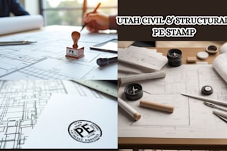 provide licensed utah structural and civil engineering stamp for permit approval