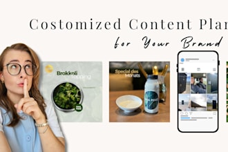 create a customized content plan and strategy for your brand