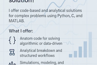 solve technical and analytical problems with code