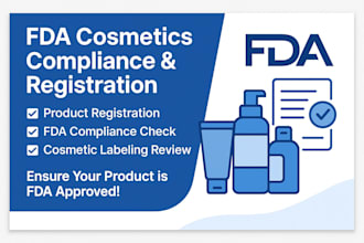 professional fda cosmetics compliance and product registration services