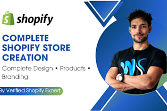 build shopify store or dropshipping ecommerce website