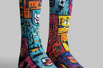 make a unique socks design