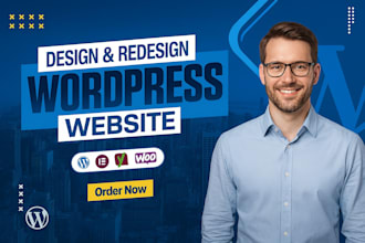 create wordpress website design and development