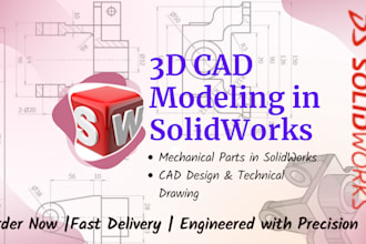 design 3d models and drawings in solidworks