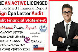 sign cpa letter audit financial statement cpa certified financial report