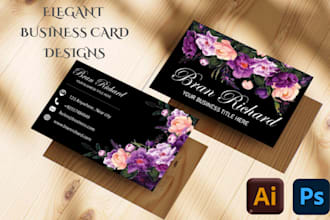 design luxury, modern business card