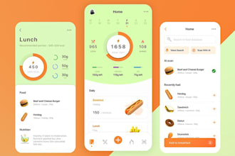 develop ai calories app, ai diet and nutrition app, calories calculator app
