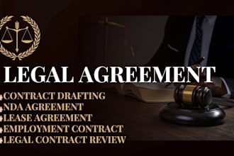 write and review contracts nda lease or employement agreements