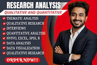 quantitive data analysis qualitative thematic research summary data analysis