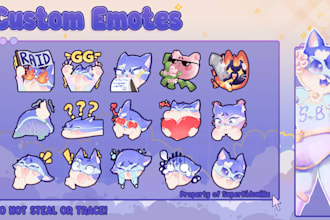 draw cute emotes and badges for your project