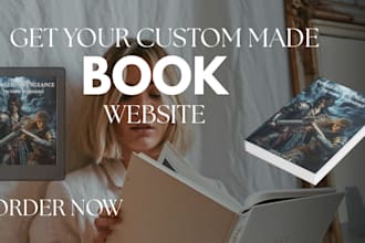 design a stunning book or author website