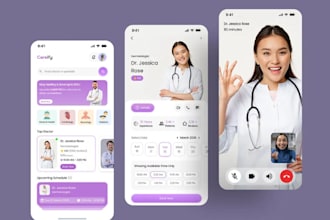 build ai doctor appointment app, medical telemedicine app, ai mental therapy app
