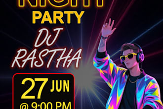 make stunning party flyer designs for your event