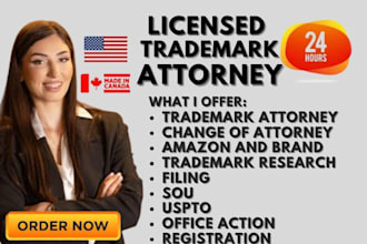 be your trademark attorney, patent attorney,
