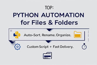 automate file renaming and organizing using python