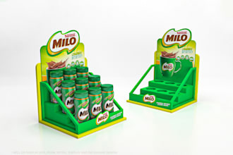 do display box, posm, retail display and packaging design