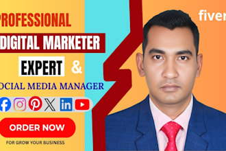 be your digital marketer and social media manager for your business