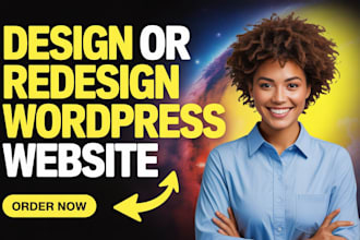 design stunning wordpress website, build stunning wordpress website development