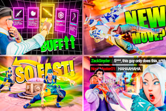 create professional valorant thumbnail