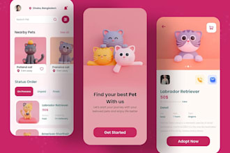 develop pet care app pet care website pet training app health care app