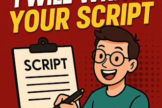 write engaging scripts for you
