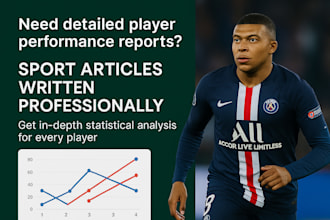 writ sports articles statistical reports football players