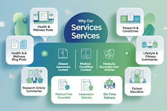 write expert health and medical content