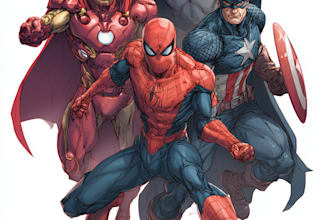 draw you as an amazing superhero