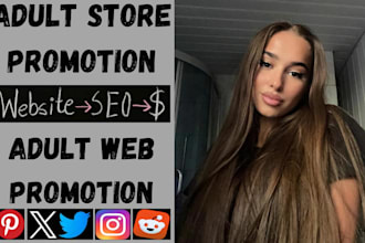 do adult web promotion, onlyfans page, adult store promotion