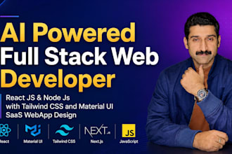 develop react js, next js, node js, ai web app, full stack website, saas,fastapi