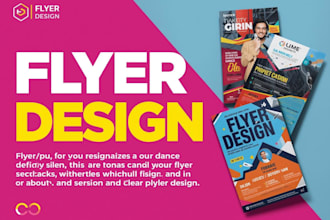 design custom flyer for business or events