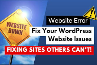 fix wordpress themes, plugins, and website errors