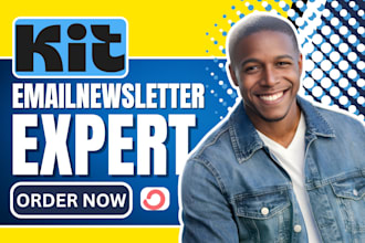 setup convertkit newsletter kit email sequence convertkit landing page design
