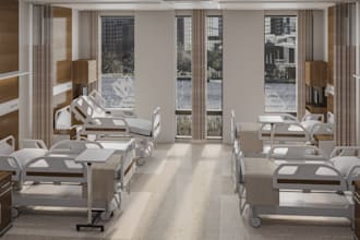 redesign 3d medical facilities, patient hospital,lobby equipment room, fix model