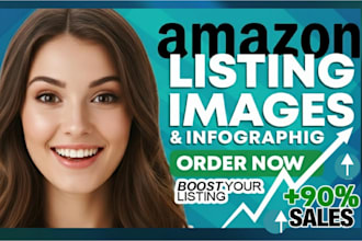design high converting amazon listing images, infographics and 3d product mockup