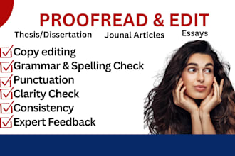 expertly proofread and edit your thesis and dissertation