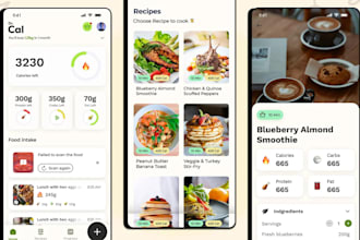 build ai calories tracking app, calories app, ai nutrition app