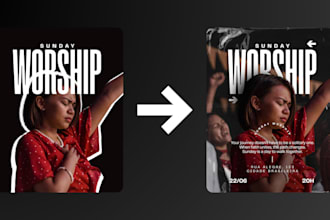 design a flyer to promote your church