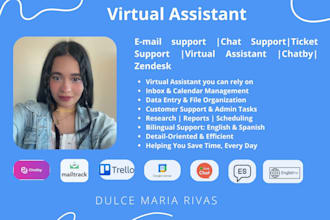 be your bilingue virtual admin assistant