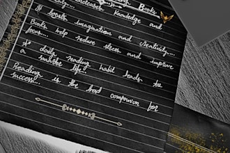 aesthetic handwritten english notes