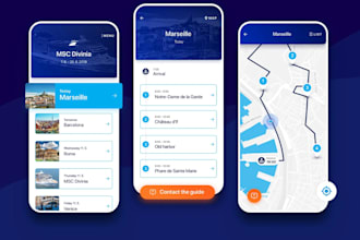 create tourism app, city tour app, car rental app, vacation rental app