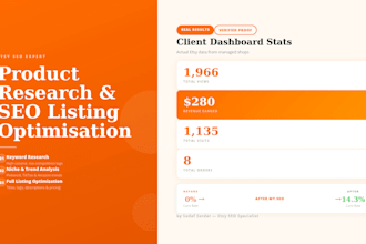 do etsy product research and SEO listing to boost your sales