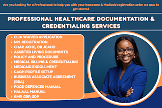 medicaid enrollment medical billing homecare license intake forms sops policy