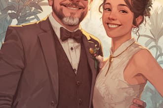 draw faceless couple illustration couples portrait